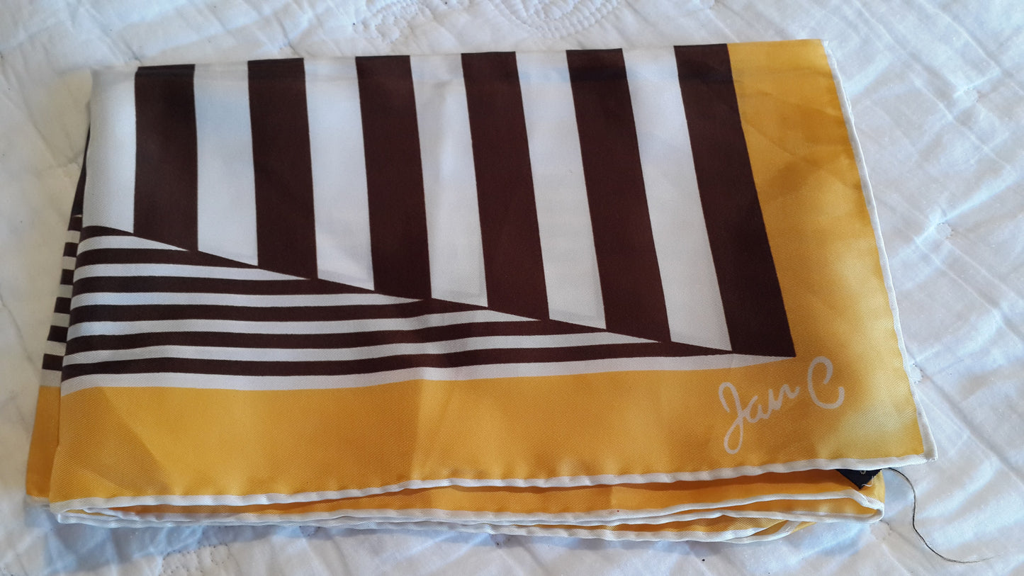 1980s silk scarf