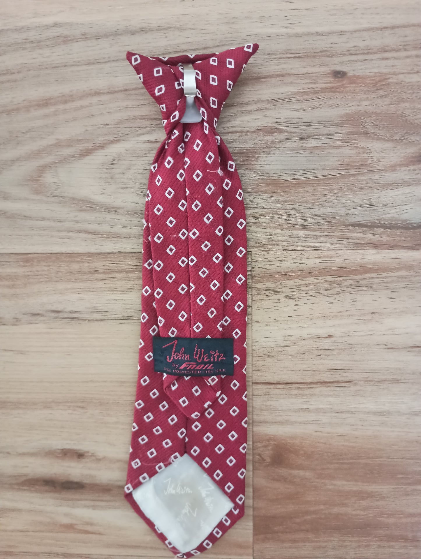 1980s clip on tie, child size