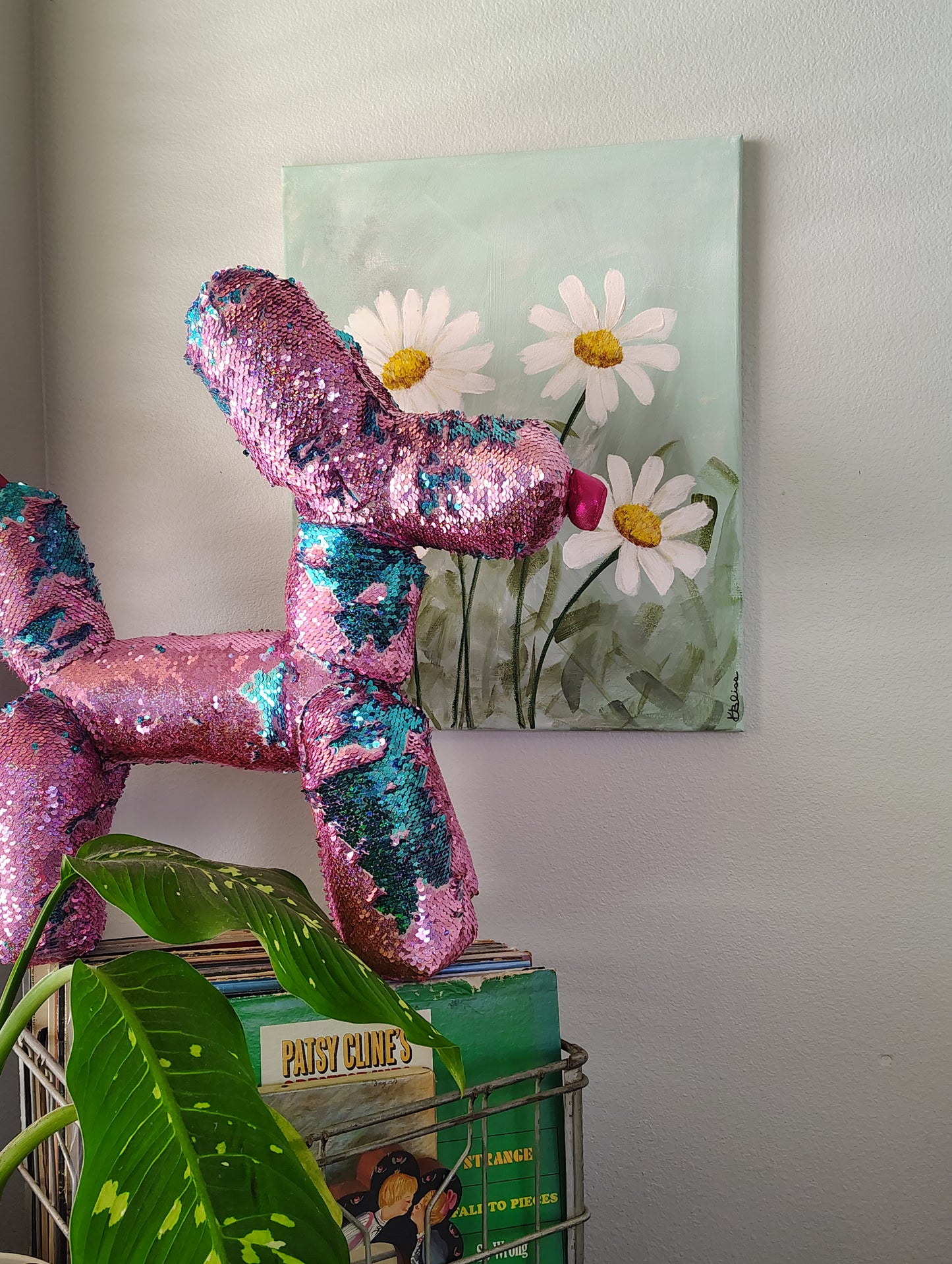 New! Large daisies, Kirstyn Bliss Art original canvas art