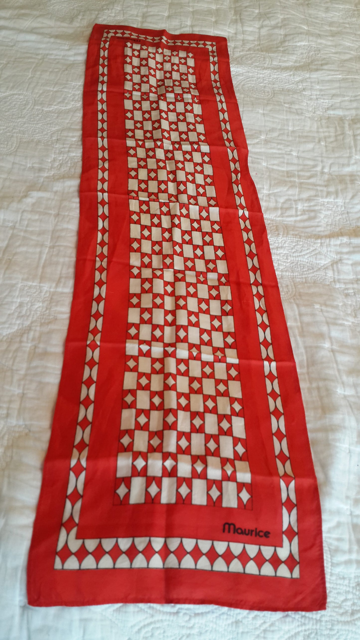 1970s silk scarf