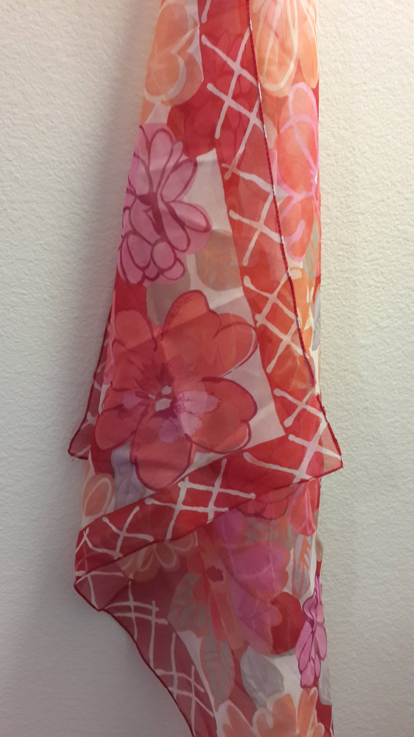 Flower scarf, vintage