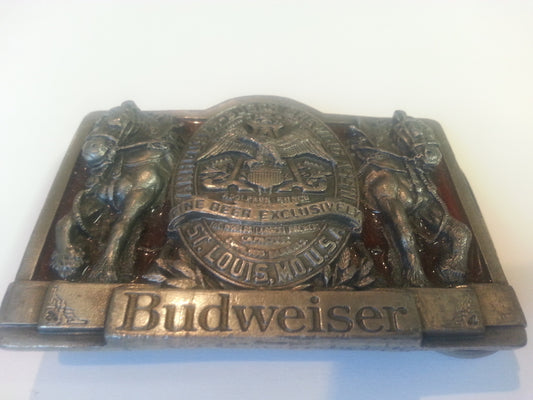 Vintage Budweiser Large Belt Buckle