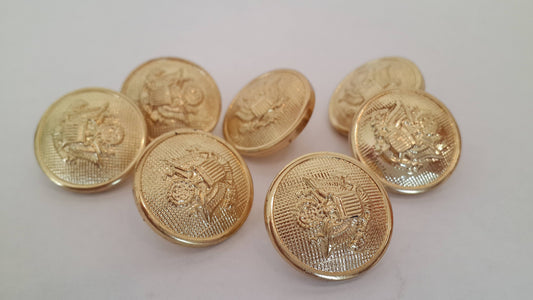 Vintage gold buttons