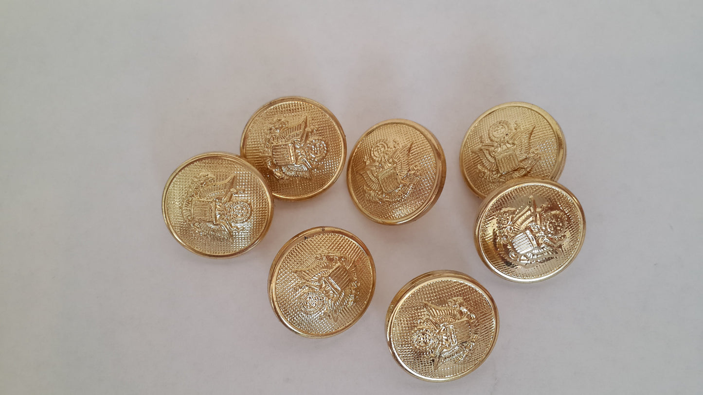 Vintage gold buttons