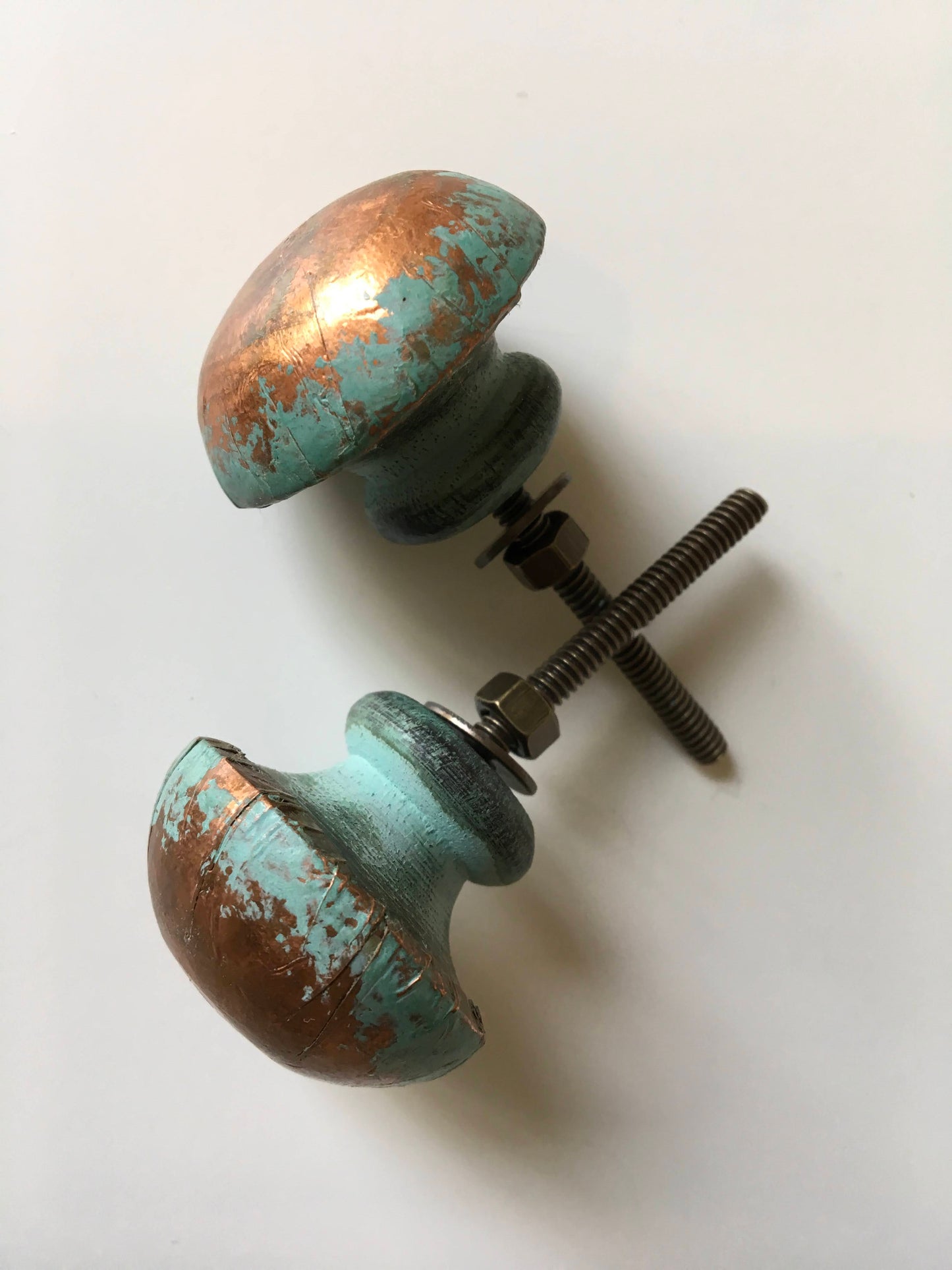 Large brass drawer pulls