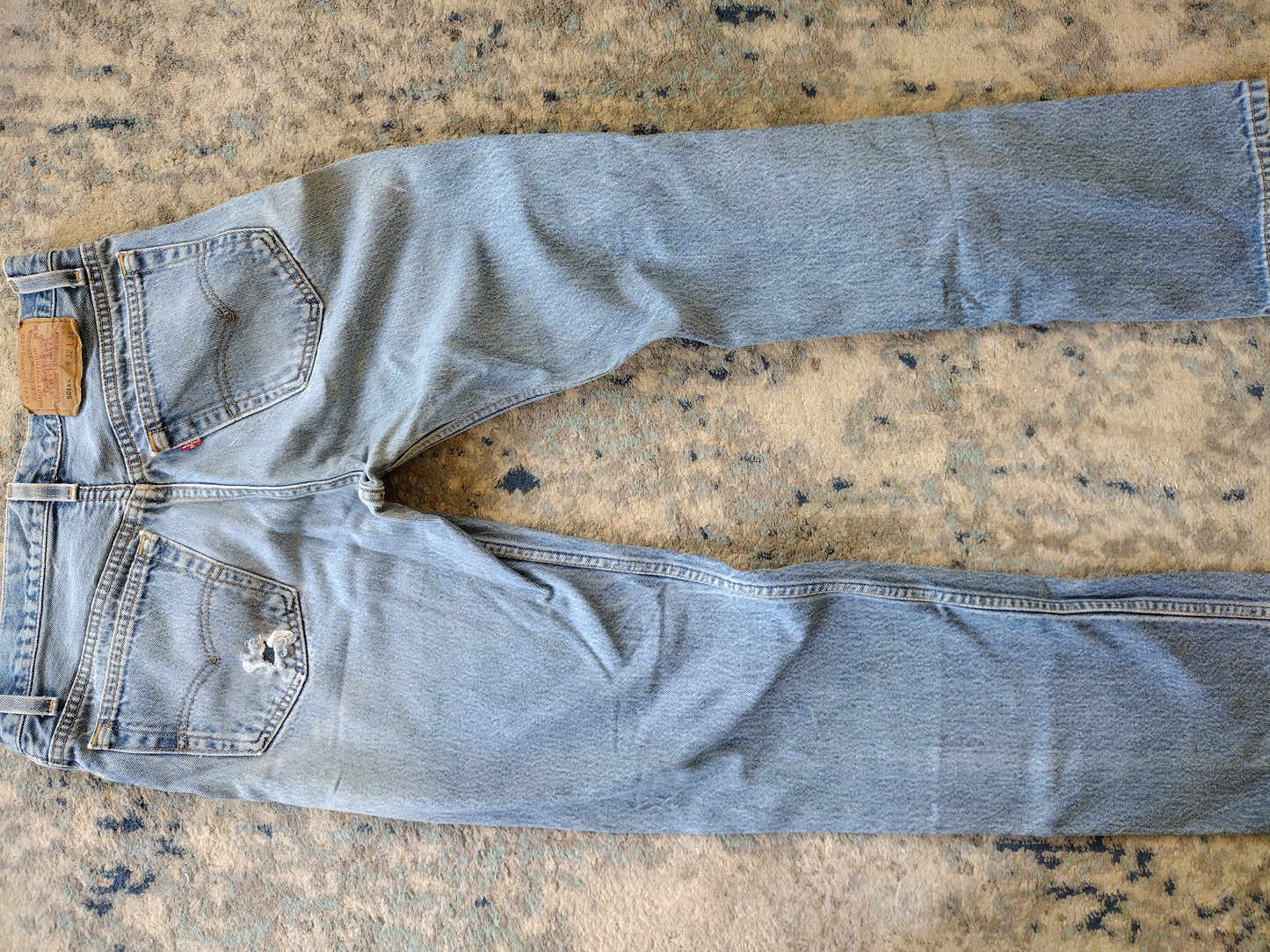 501xx vintage stock 5 button denim jeans 32W 34L