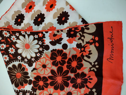 1960s flower scarf