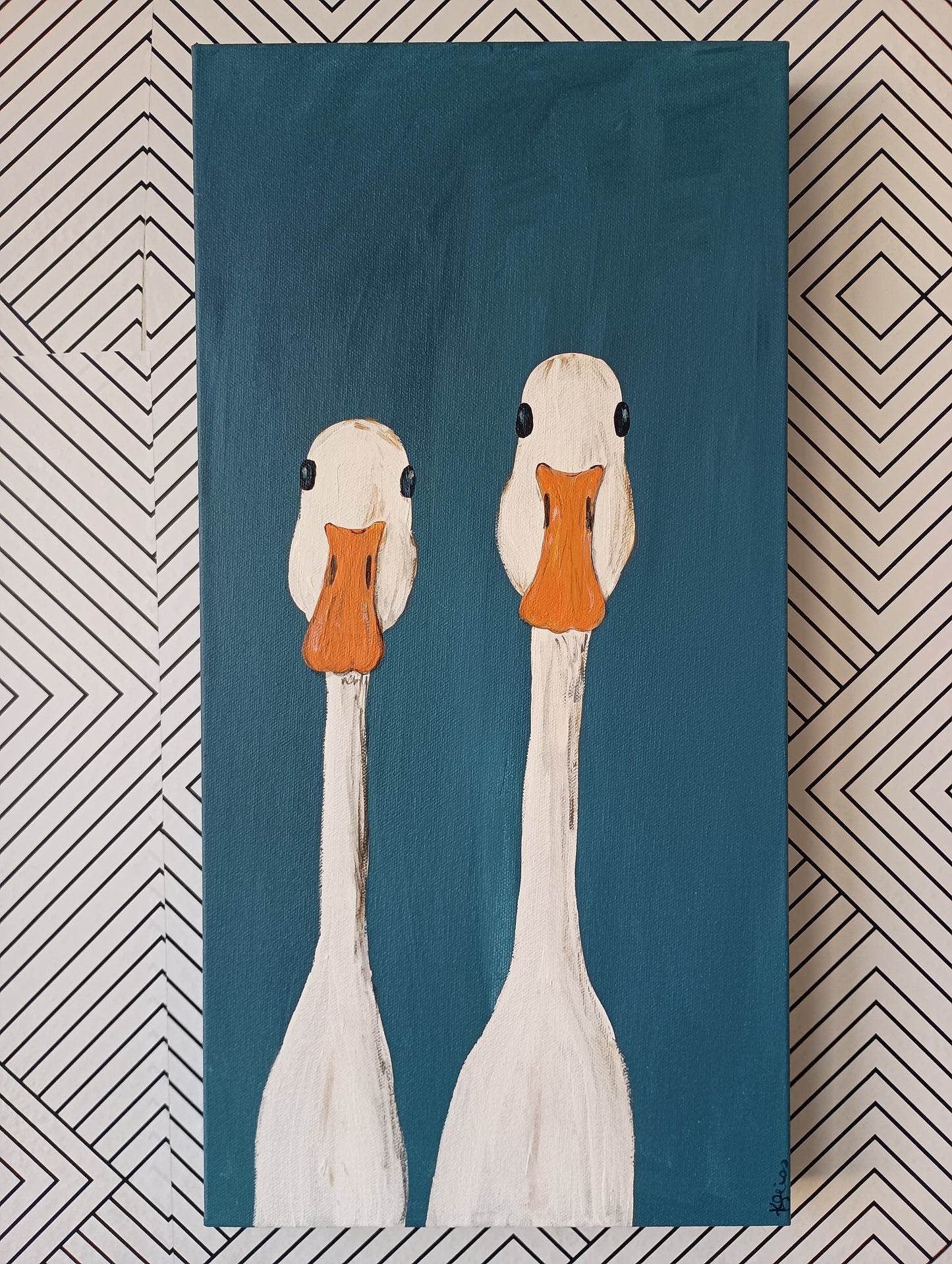 Ducks, Kirstyn Bliss Art original