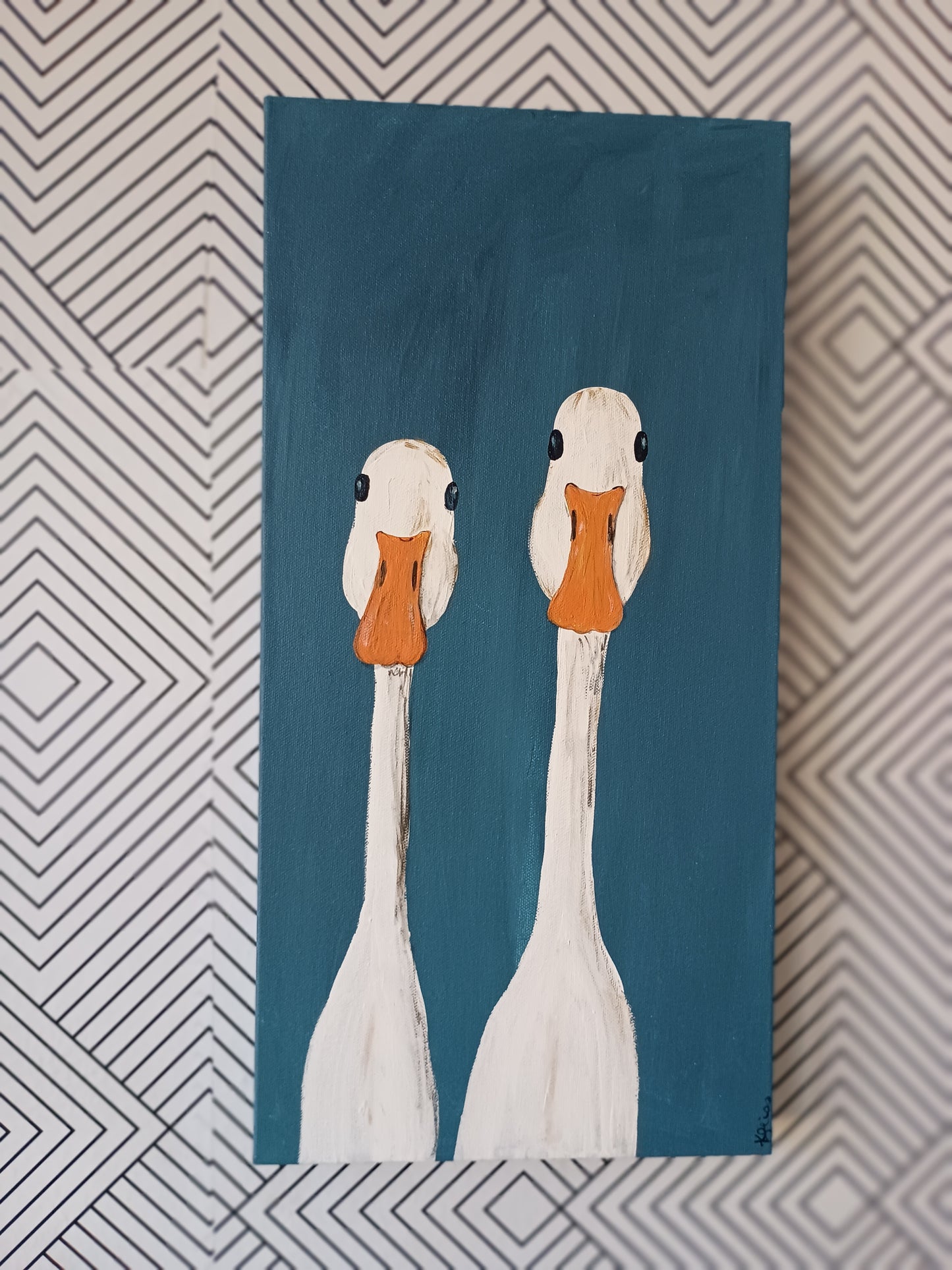 Ducks, Kirstyn Bliss Art original