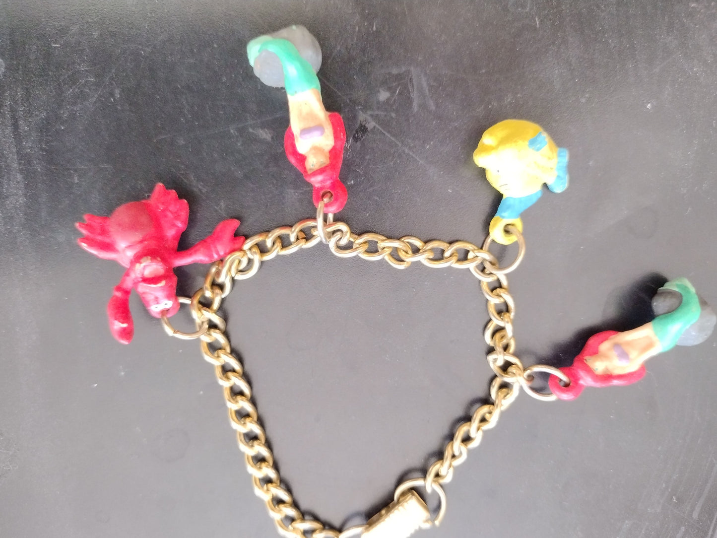 Original Little Mermaid Disney charm bracelet circa 1989