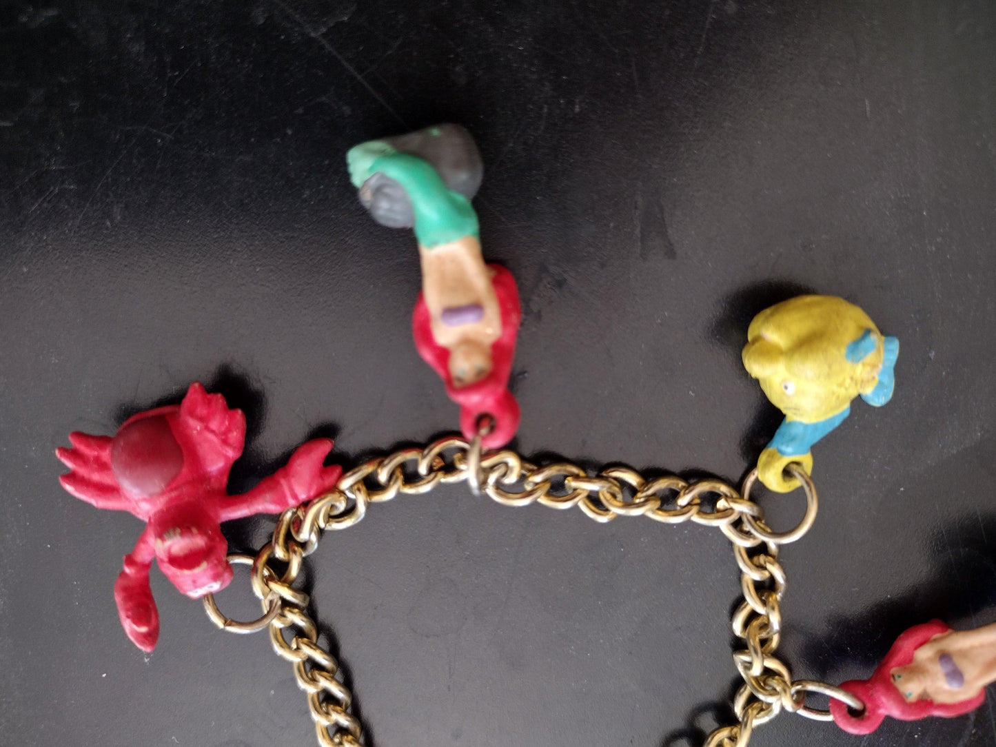 Original Little Mermaid Disney charm bracelet circa 1989