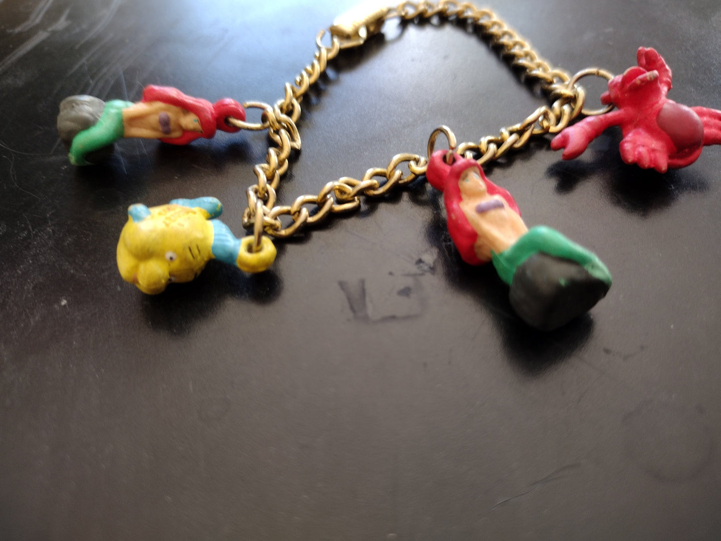 Original Little Mermaid Disney charm bracelet circa 1989