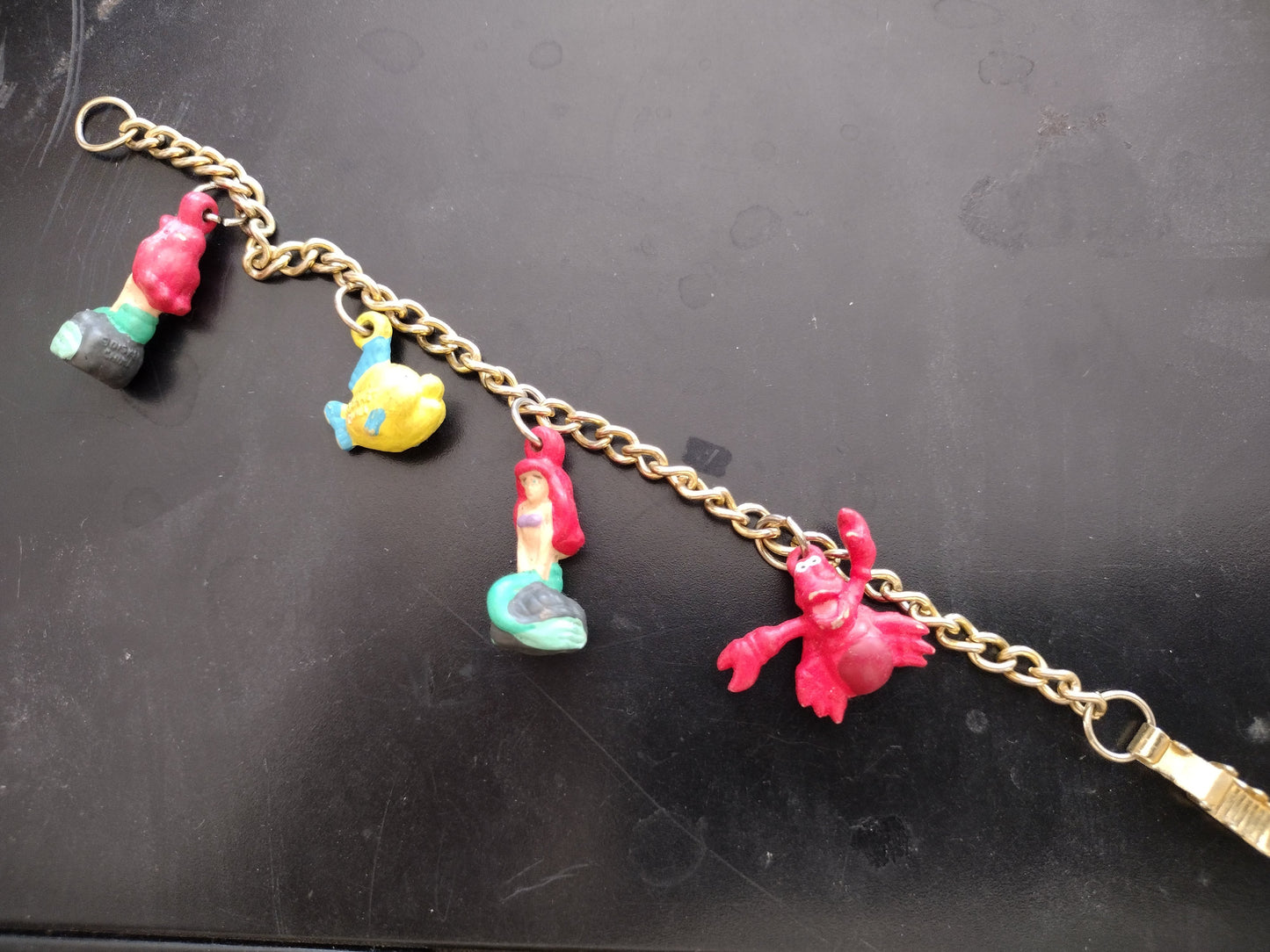 Original Little Mermaid Disney charm bracelet circa 1989