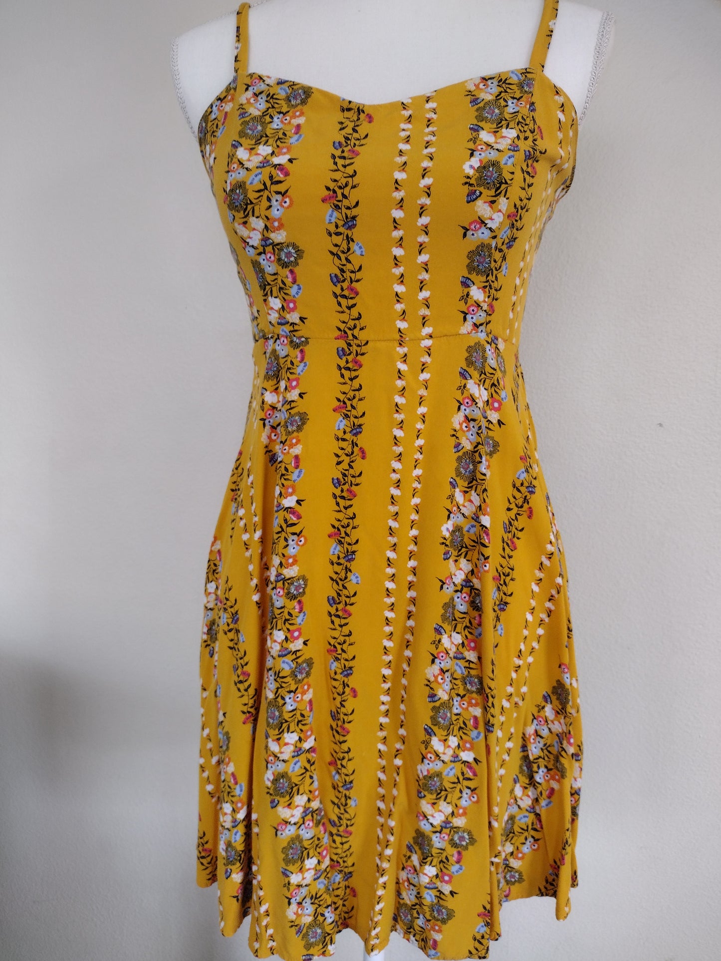 Yellow sundress, vintage