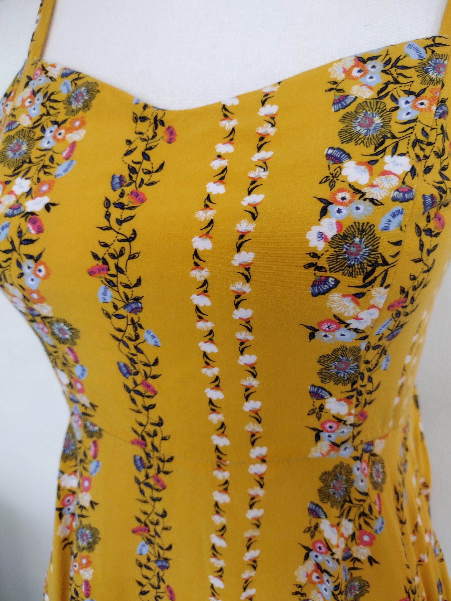 Yellow sundress, vintage