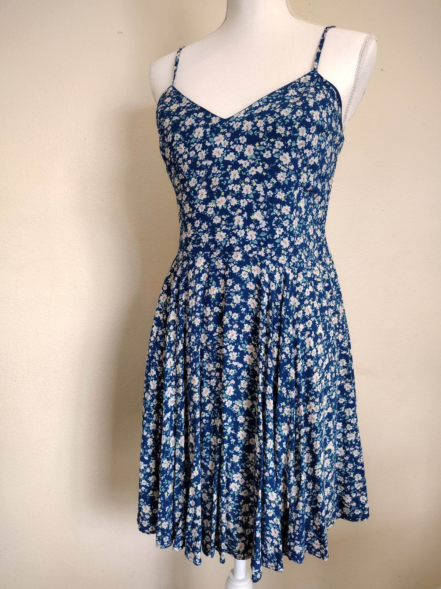 Vintage blue sun dress