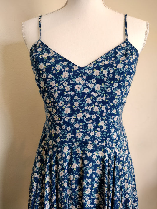 Vintage blue sun dress