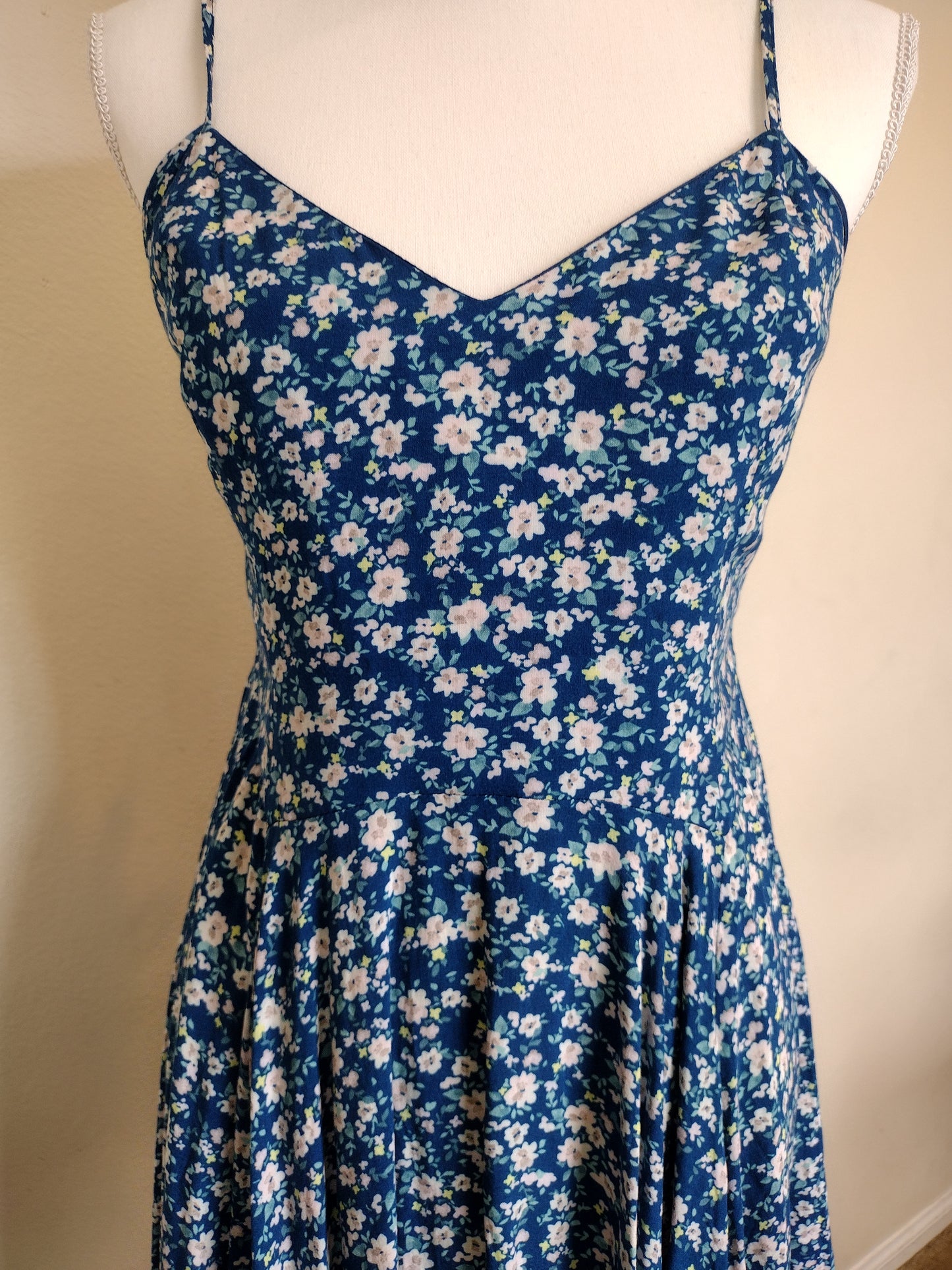 Vintage blue sun dress