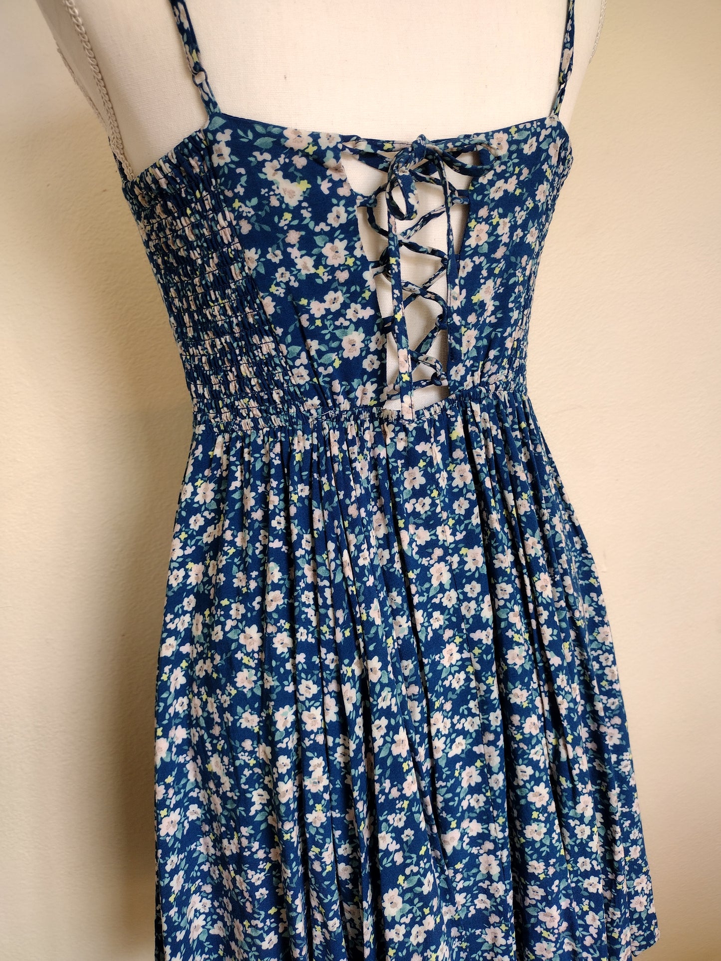 Vintage blue sun dress