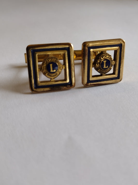 Vintage Lions Club Cufflinks