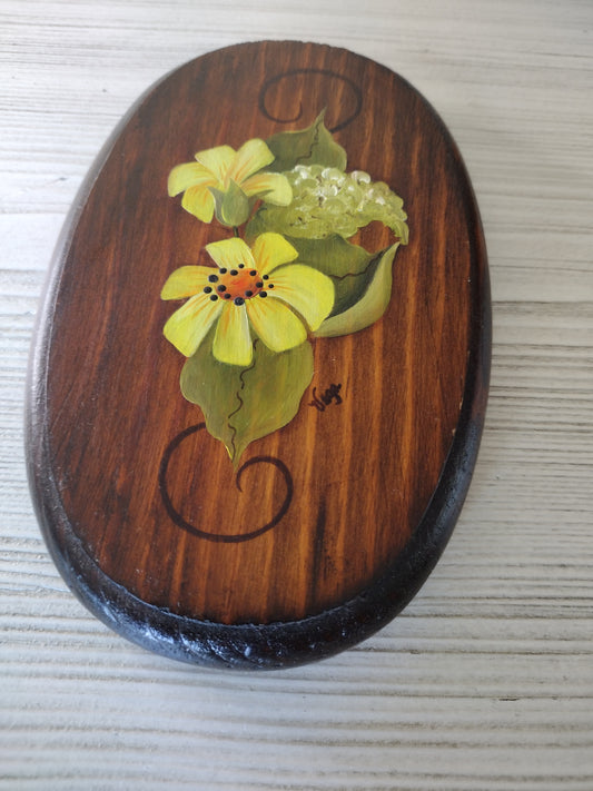 Small wood wall plaque