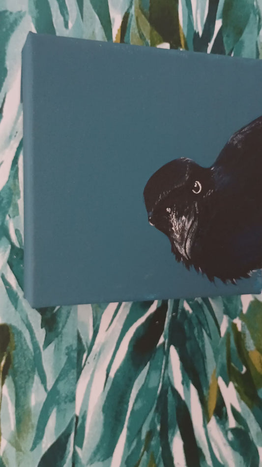 Crow, Kirstyn Bliss Art original painting