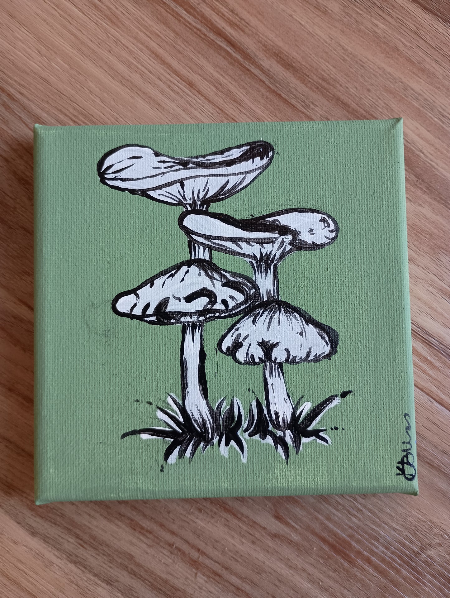 Mushrooms, by Kirstyn Bliss Art