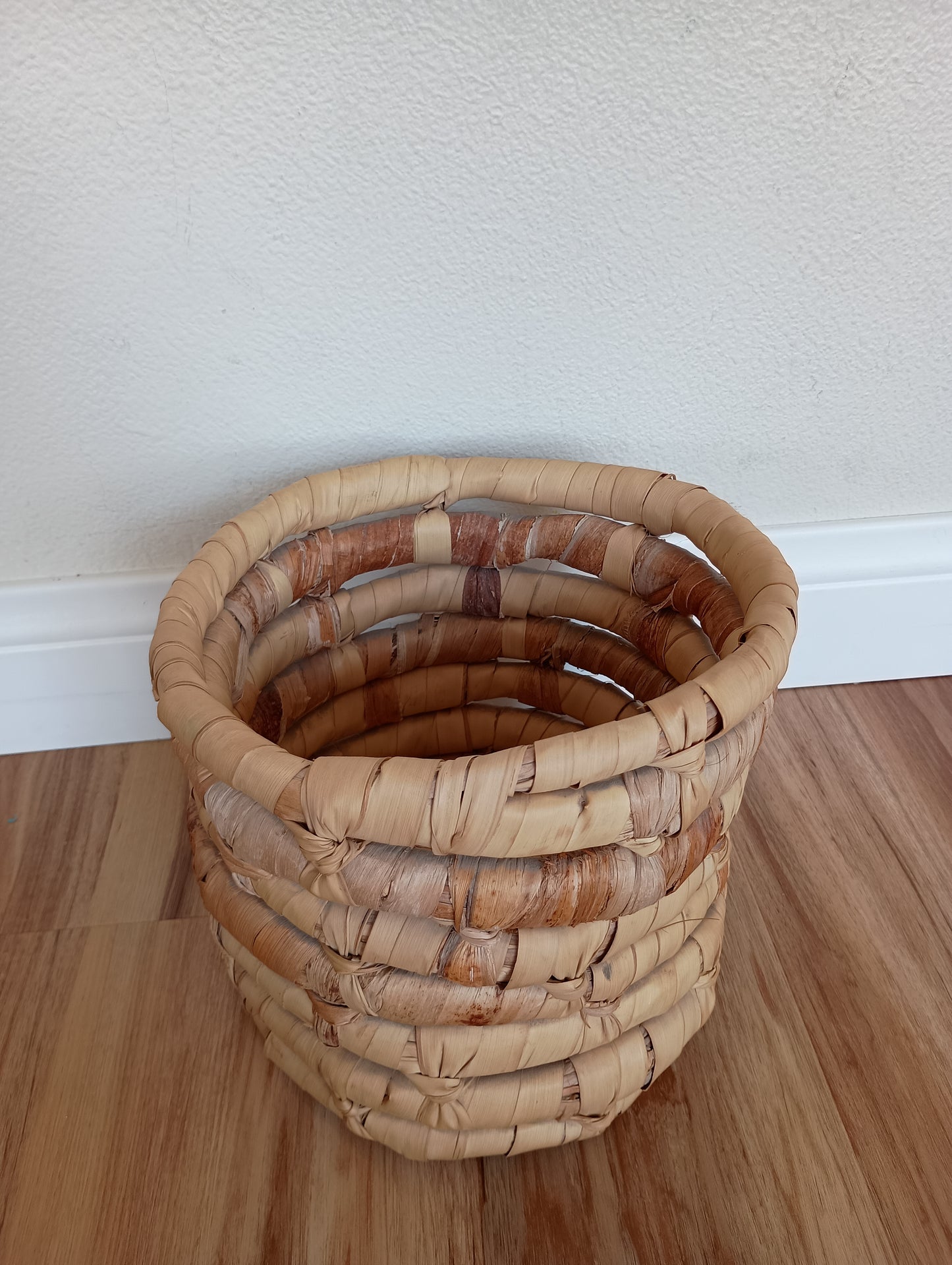 Small rattan basket, vintage