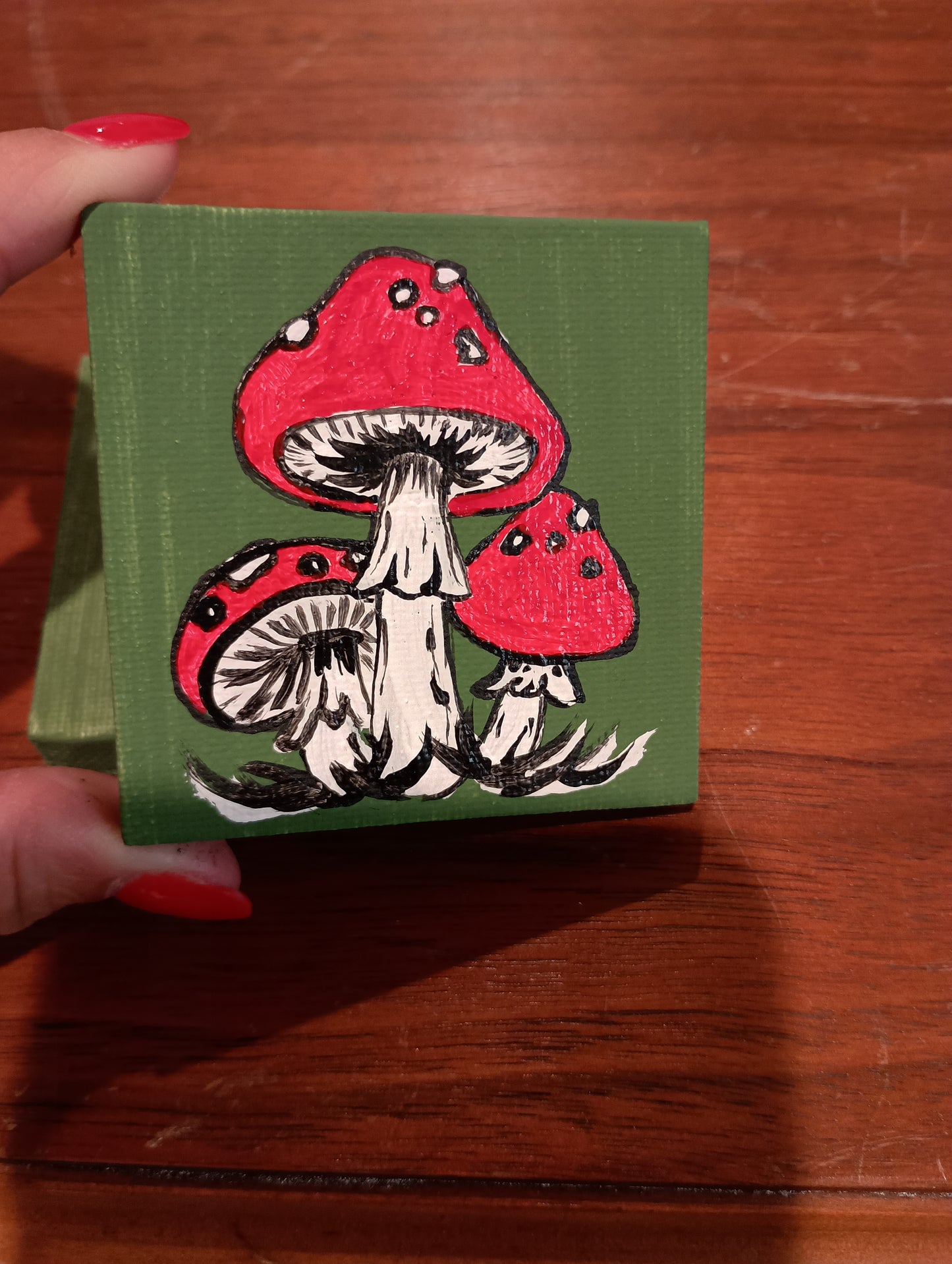 Tiny Mushrooms, Kirstyn Bliss Art