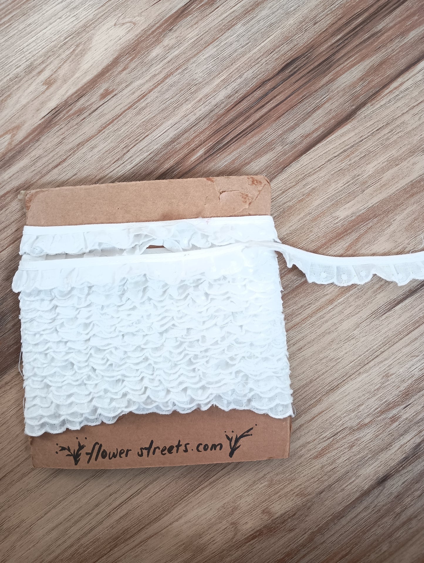 Vintage white lace