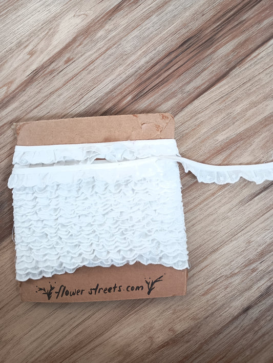 Vintage white lace