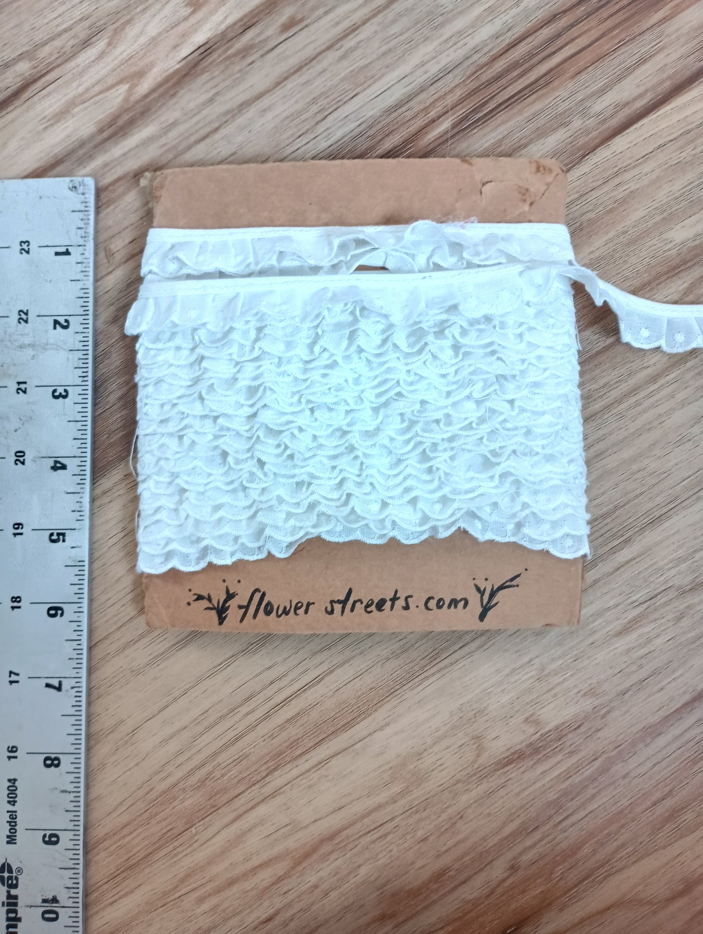 Vintage white lace