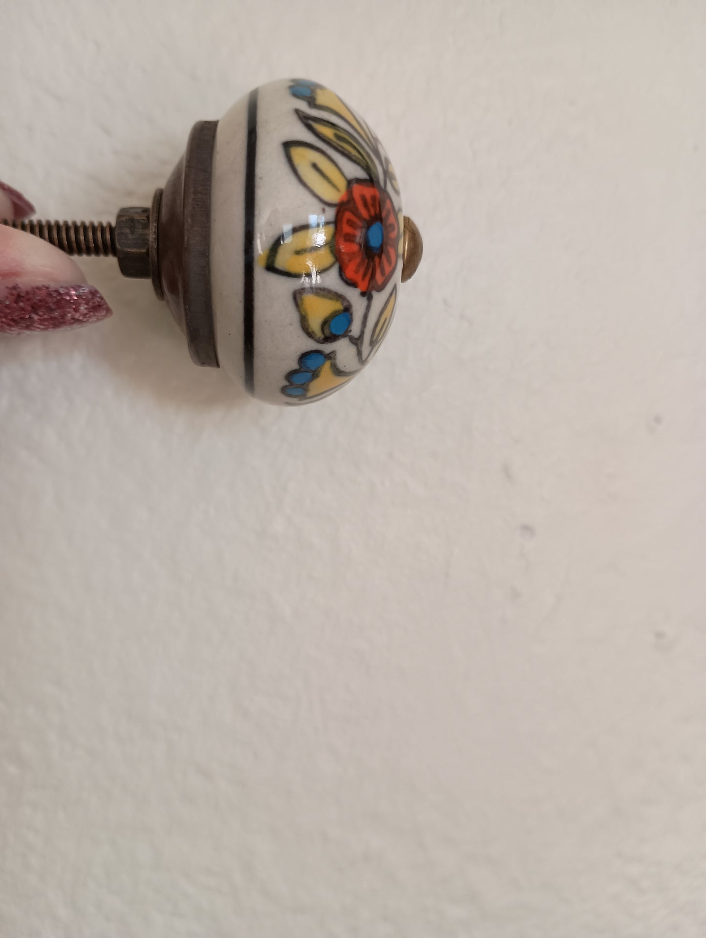 Flower drawer knob