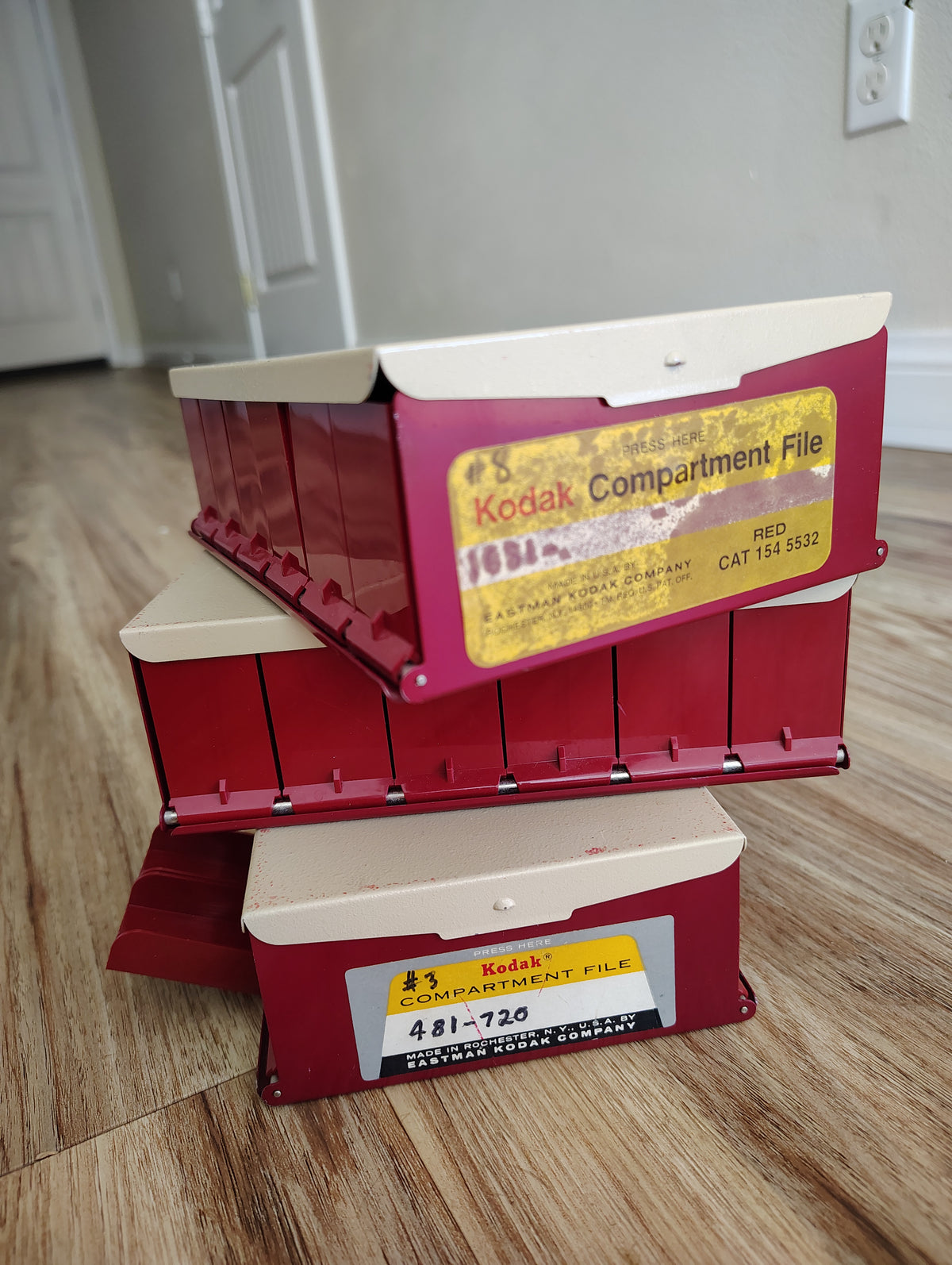 Kodak film metal box, vintage stock
