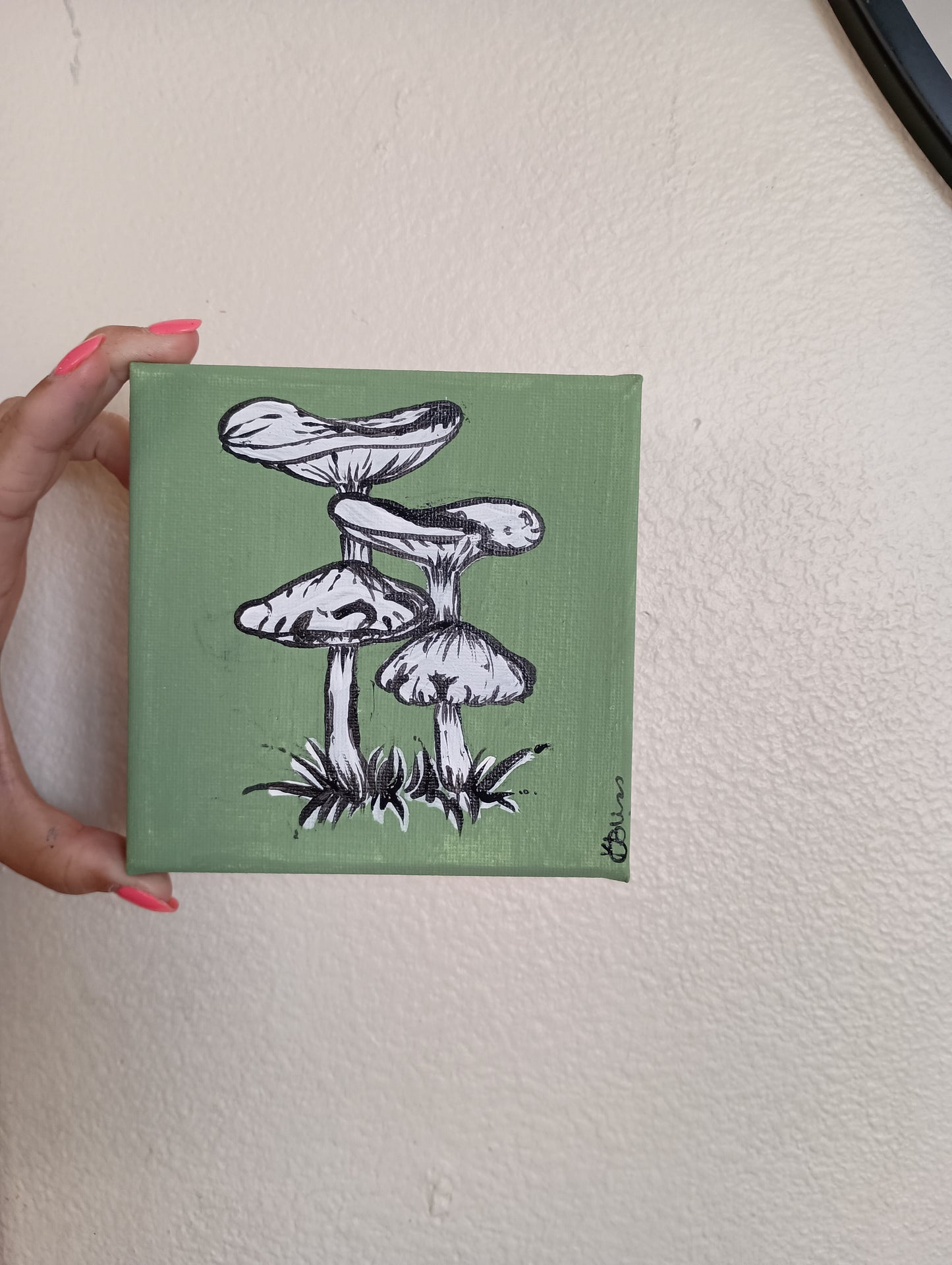 Mushrooms, by Kirstyn Bliss Art