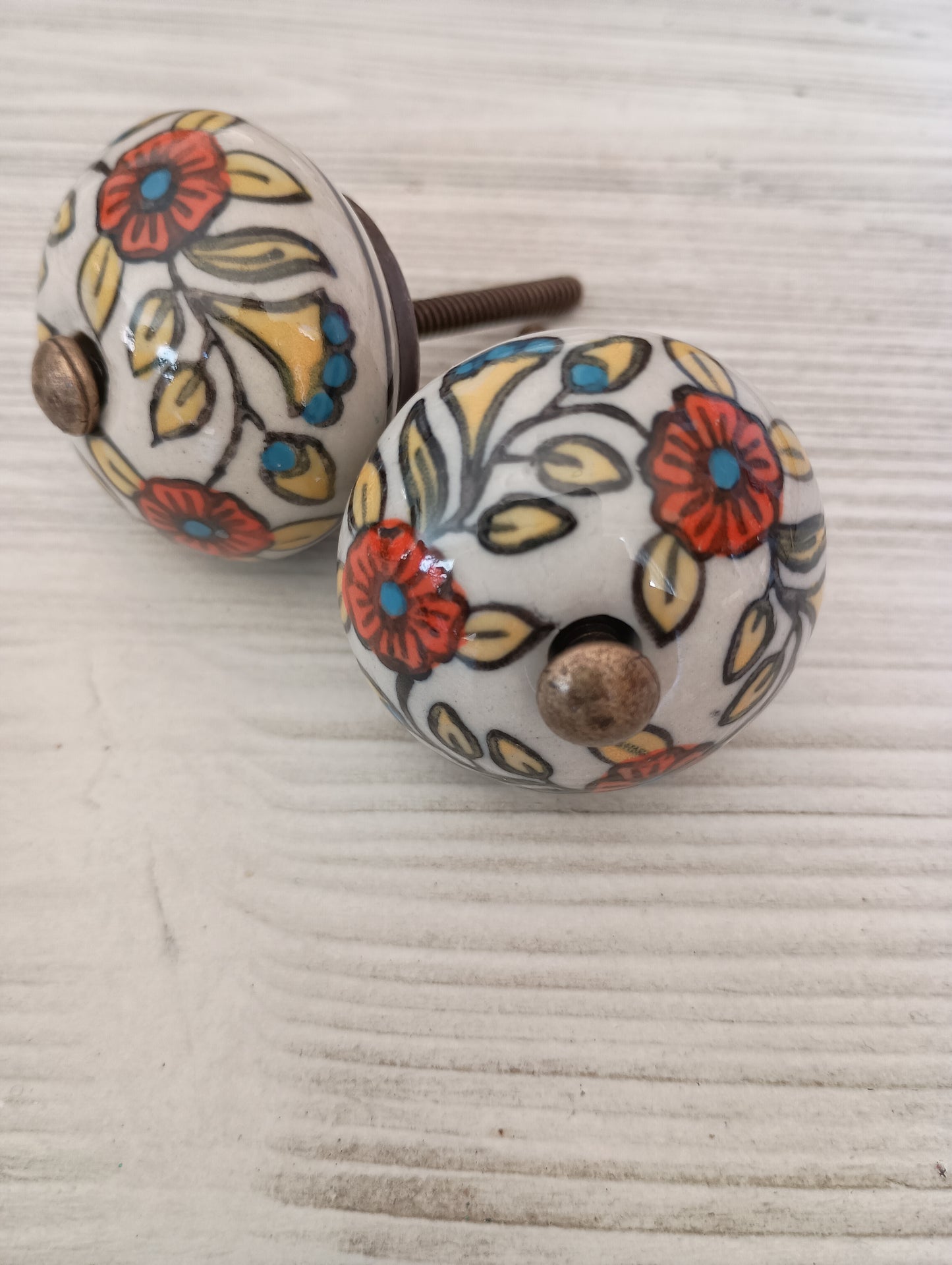 Flower drawer knob