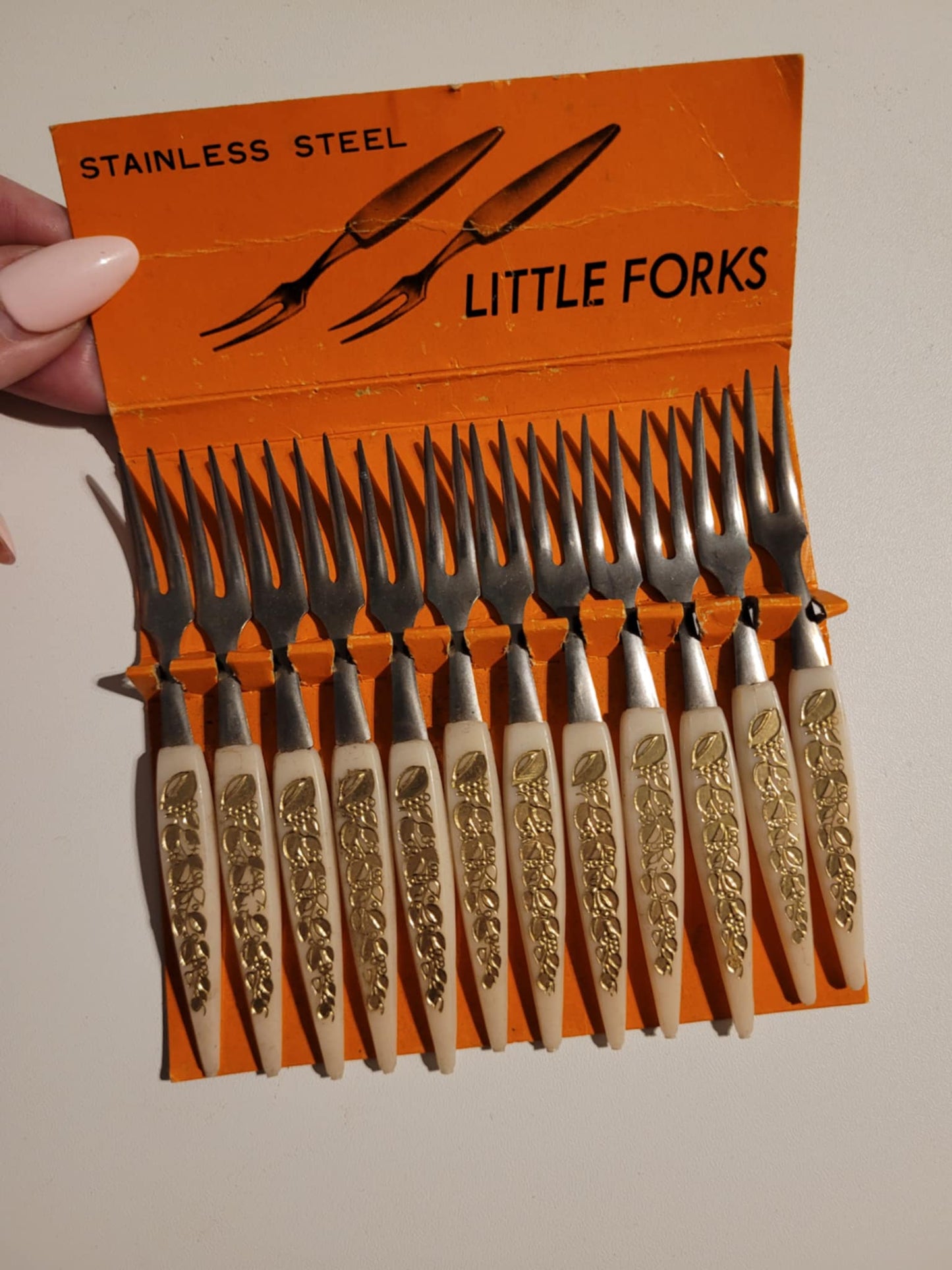 Mid century little fork set