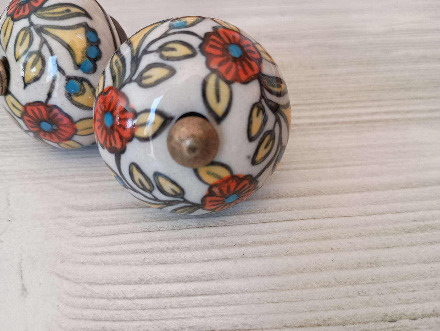 Flower drawer knob