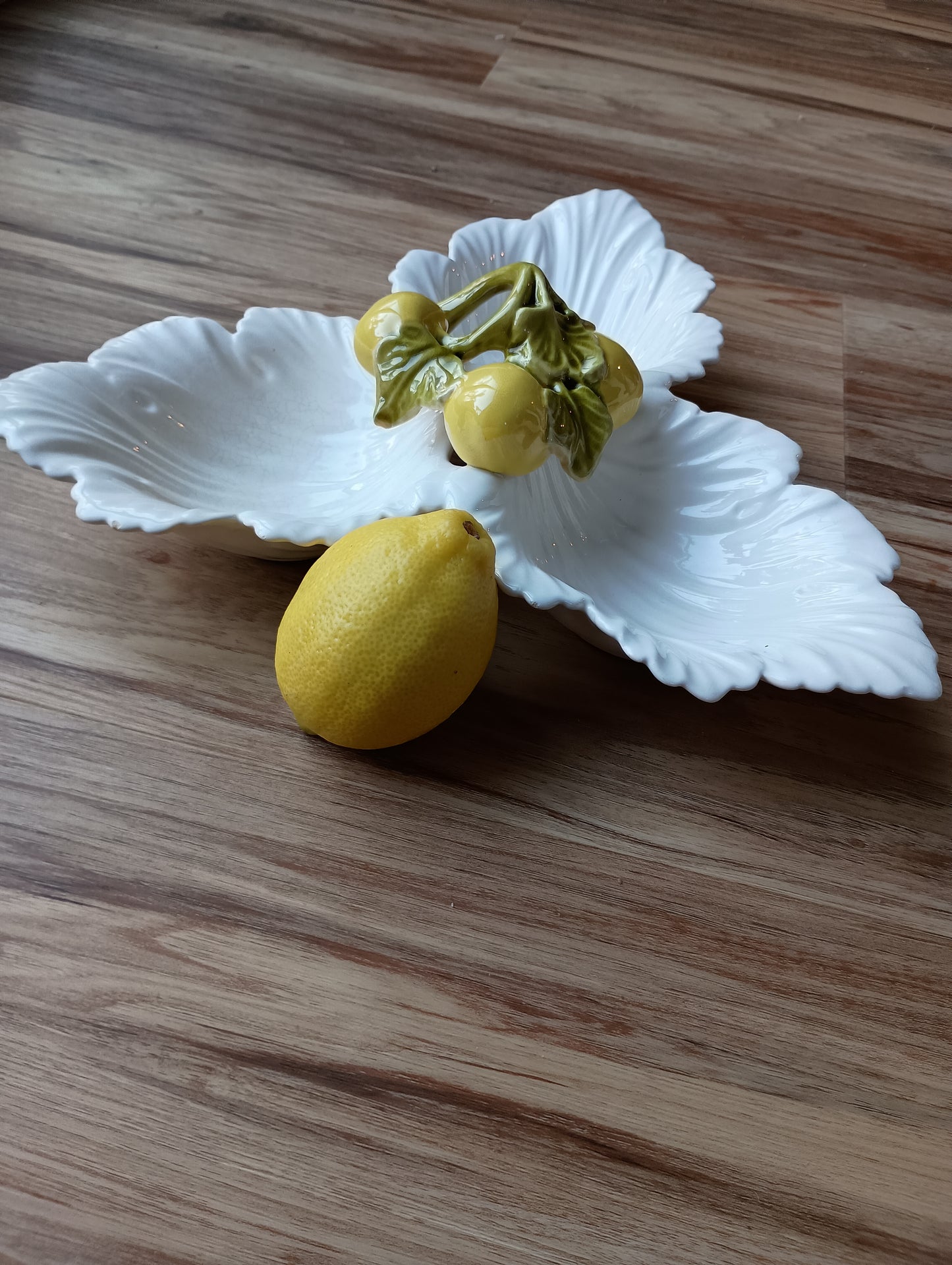 Lemon serving dish, circa 1970