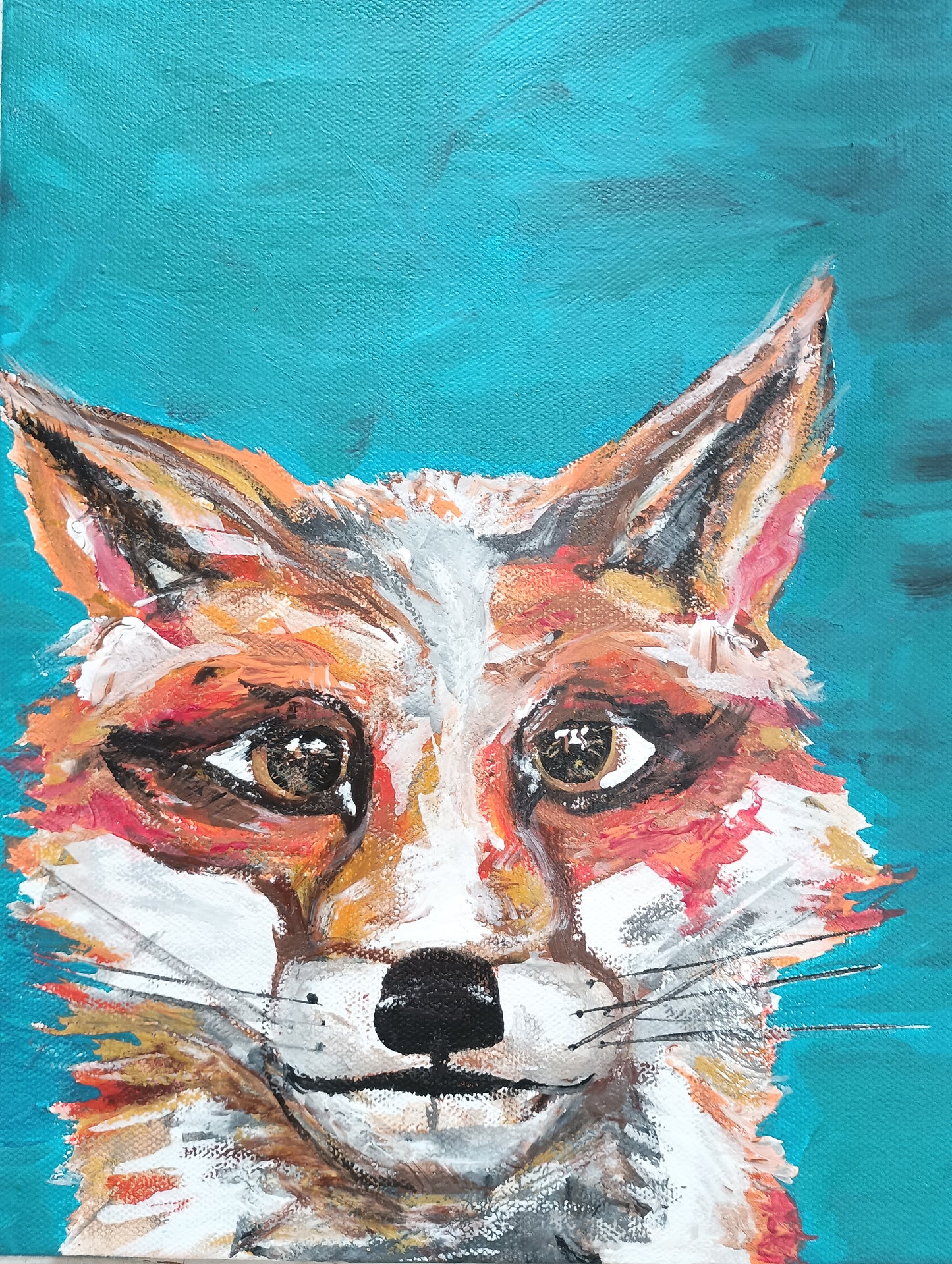 Fox painting, Kirstyn Bliss Art original