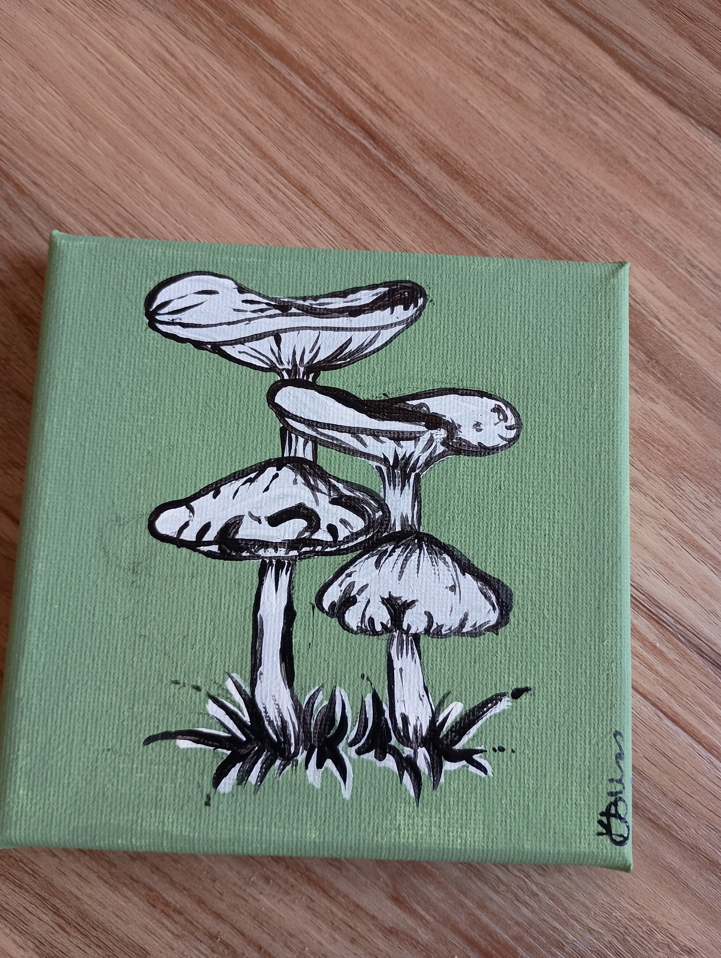 Mushrooms, by Kirstyn Bliss Art