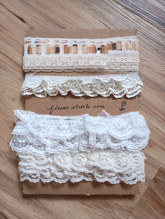 Vintage lace trim lot