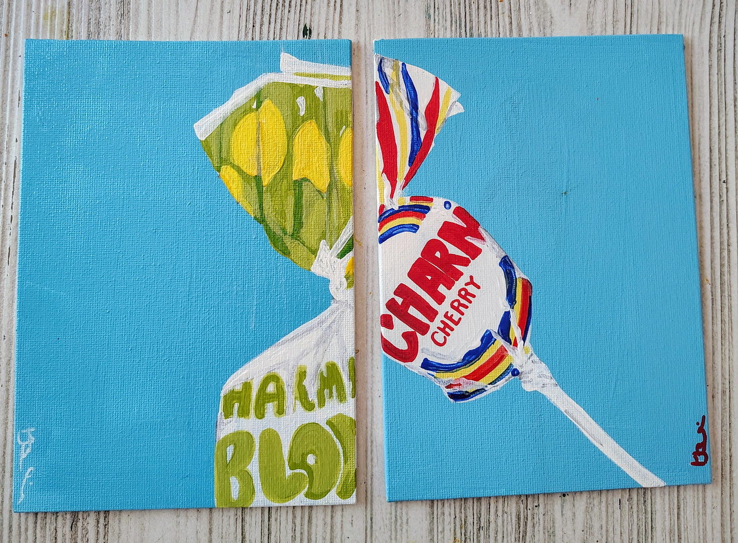 Kirstyn Bliss Art original, Cherry Charms