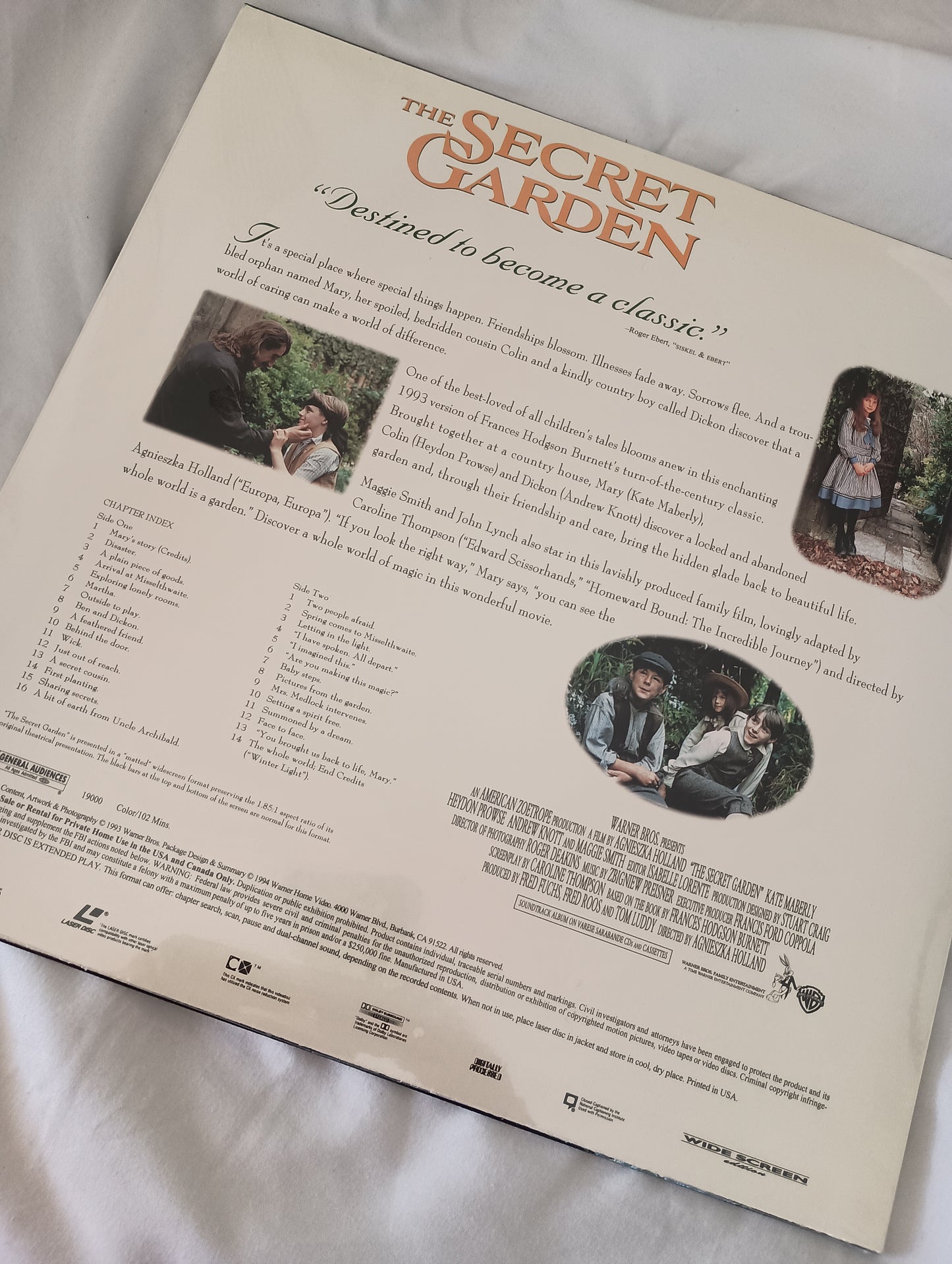 Secret Garden original score on vinyl record, still in plastic