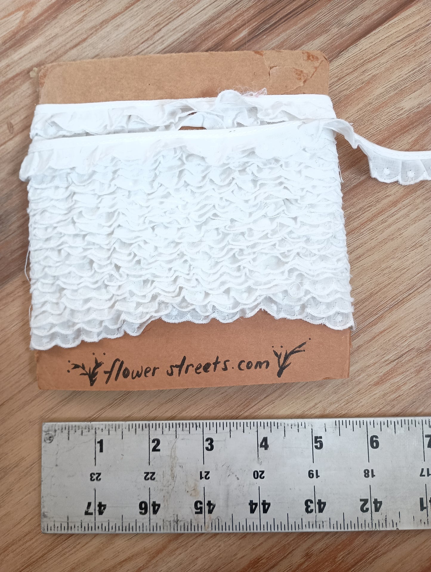 Vintage white lace