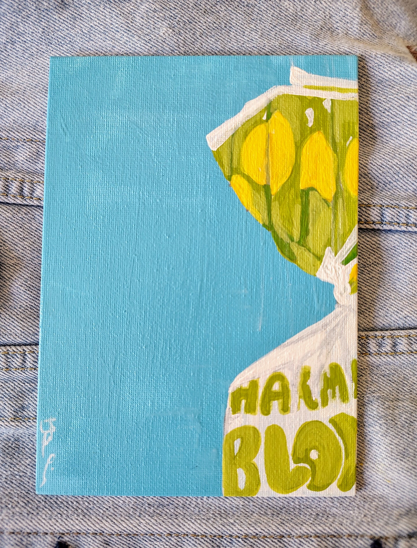 Kirstyn Bliss Art original Blowpop