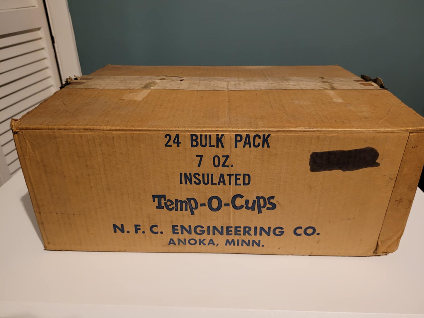 Temp O Cups, mid century modern coffee cup set