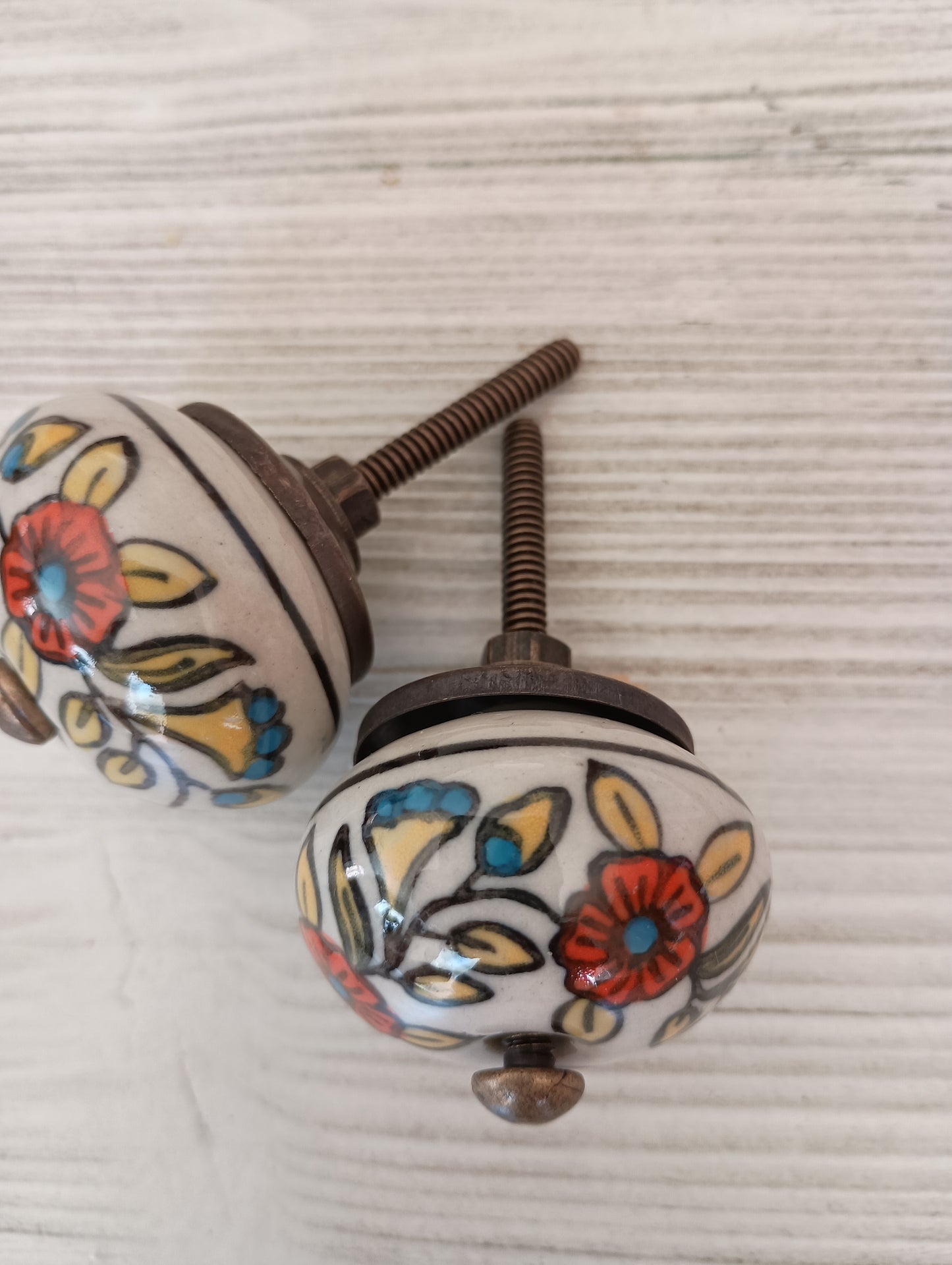 Flower drawer knob