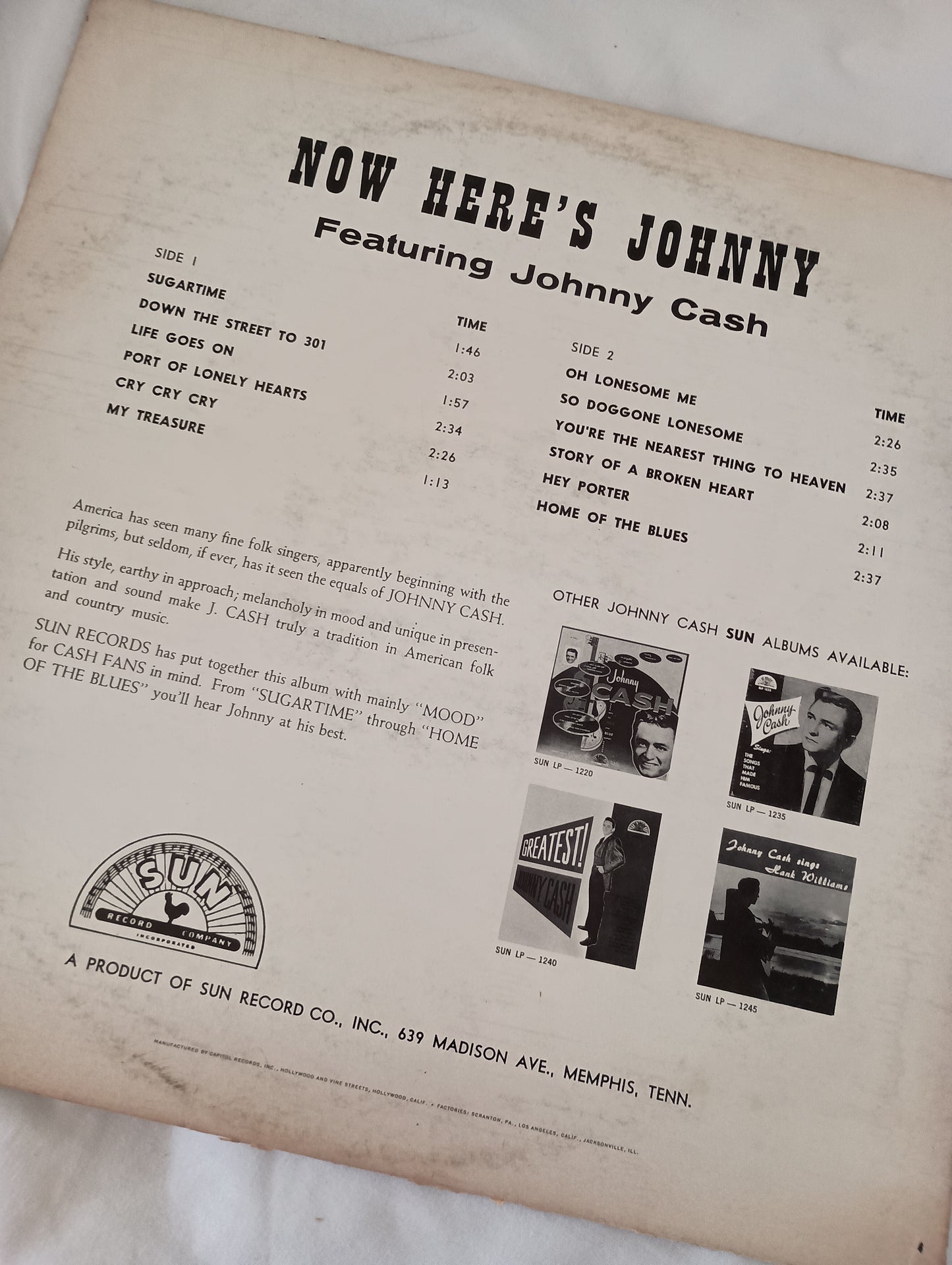 Johnny Cash vinyl