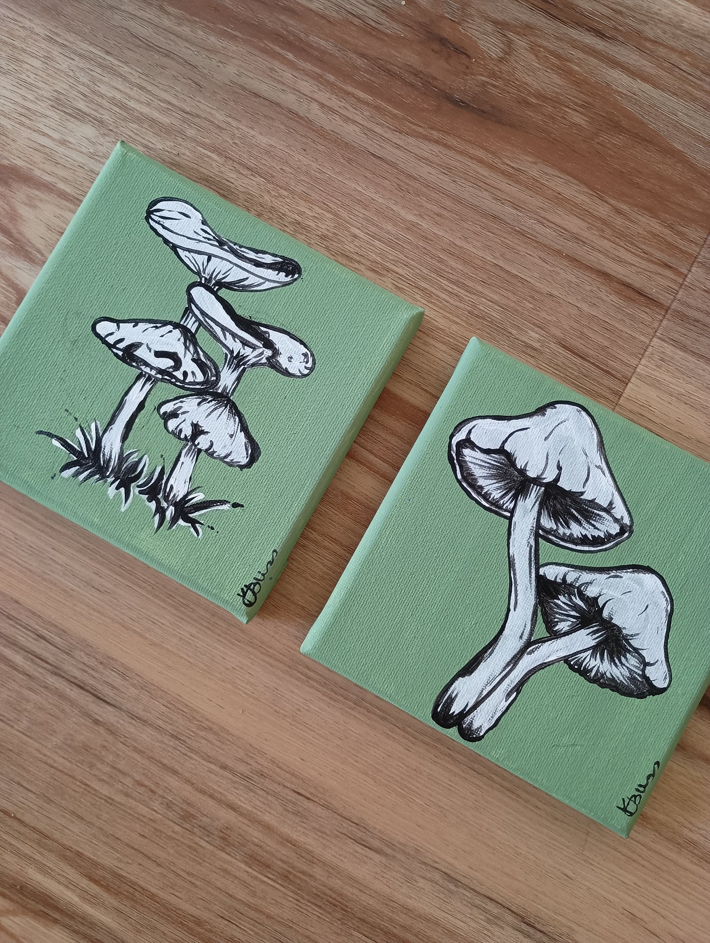 Mushrooms, Kirstyn Bliss Art